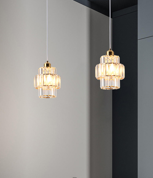 스키아 2등 크리스탈식탁등 LED식탁등