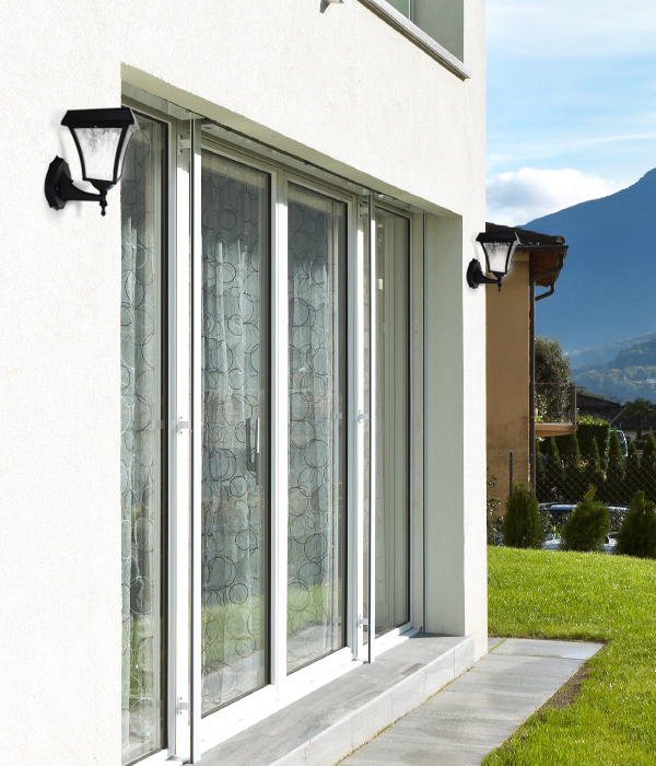 롬 태양광 외부벽등, 태양광 충전식 (LED3W)