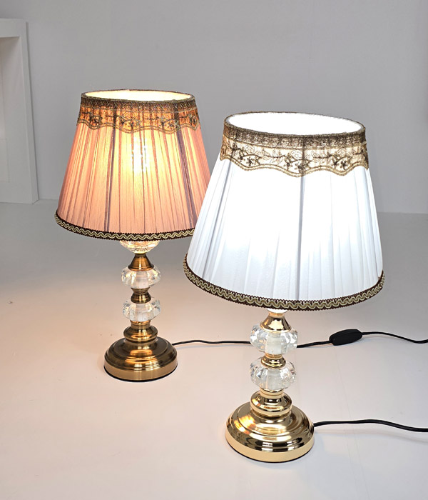 피앙새 침실스탠드 패브릭 단스탠드 (골드, 엔틱)